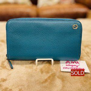 Gucci zippy long wallet